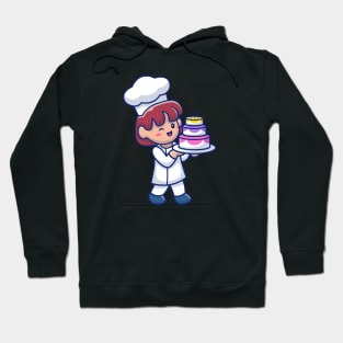 Cute female chef Hoodie